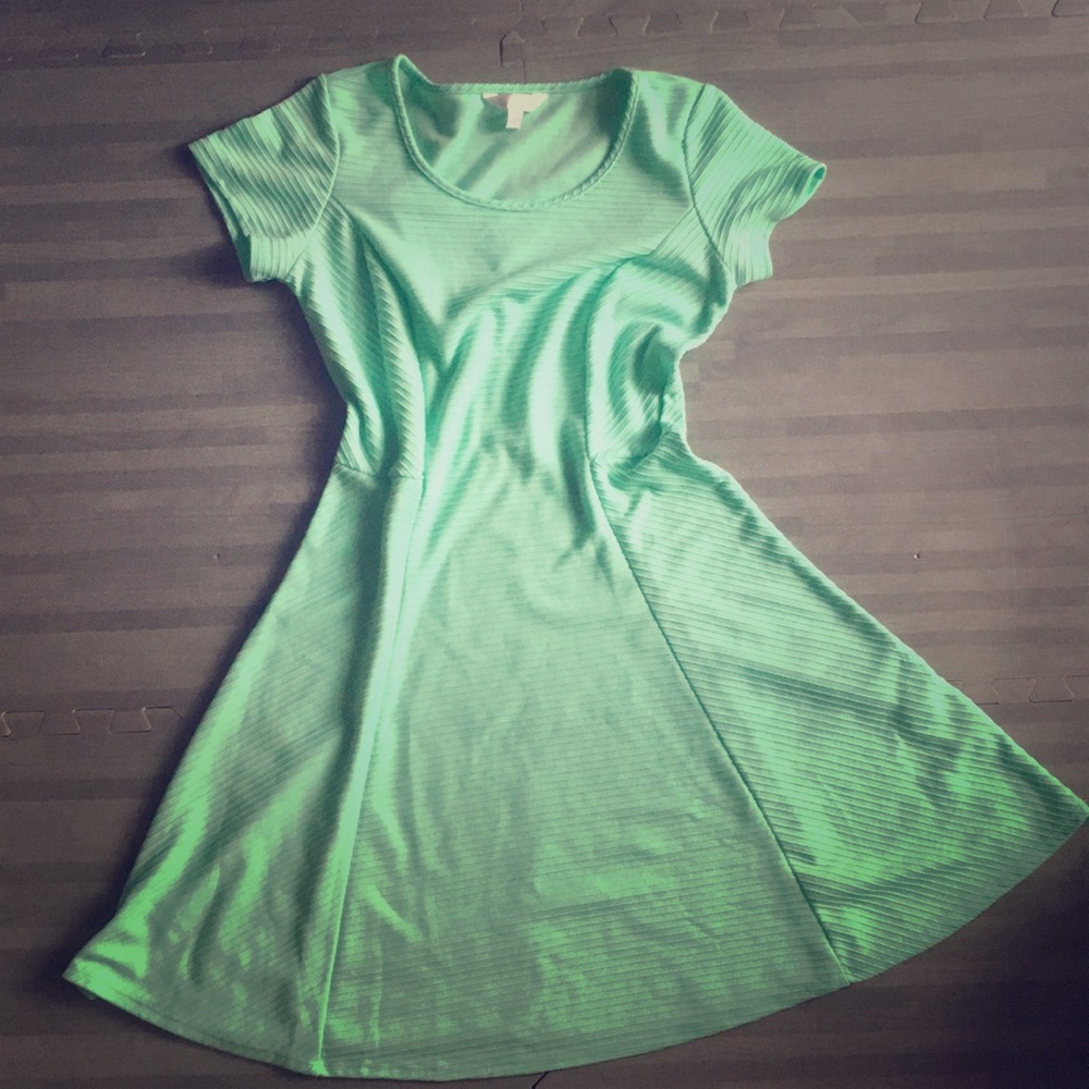 Charming Charlie short sleeve fit and flare dress